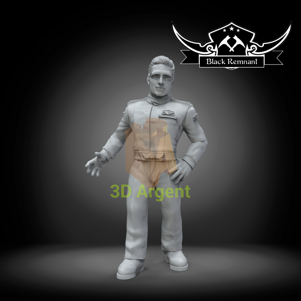 Jeffrey Sinclair Babylon 5- Stargrave D&D 3D Printed Resin Miniatures Toys & Games:Wargames & Role-Playing:Star Wars