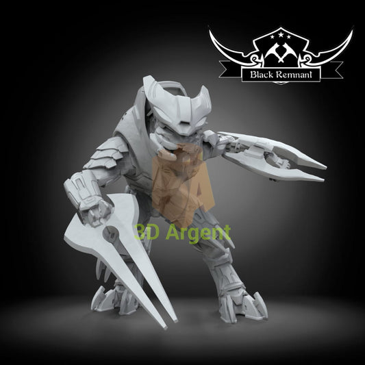Jega ’Rdomnai - HALO - Stargrave D&D 3D Printed Resin Miniatures Toys & Games:Wargames & Role-Playing:Star Wars