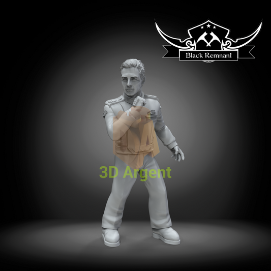 John Sheridan Babylon 5- Stargrave D&D 3D Printed Resin Miniatures Toys & Games:Wargames & Role-Playing:Star Wars