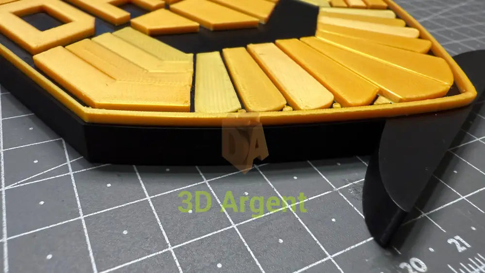 Judge Dredd Logo Sign | 3D Printed Multi Colour Comic Display Stand Films & TV:Film Memorabilia: