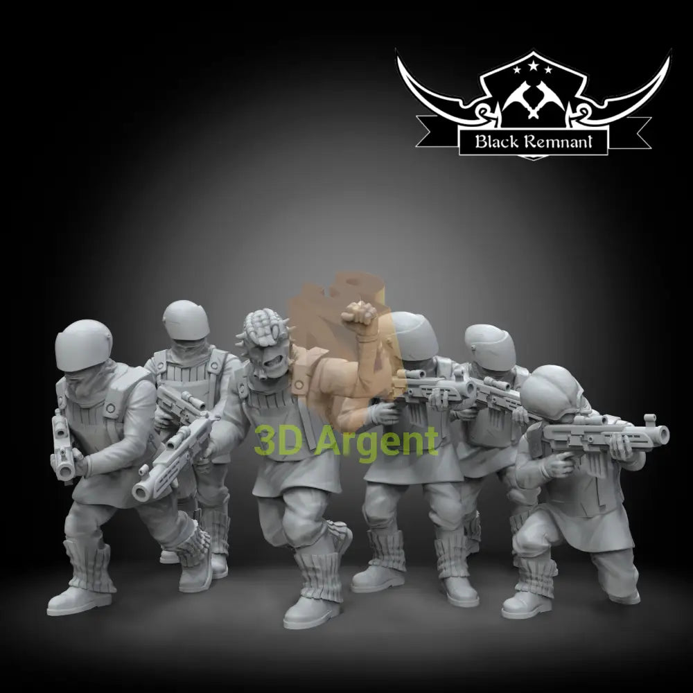 Judicial of the Republic | Star Wars Legion Scale | 3D Printed Resin Miniature | Black Remnant Miniatures | 12K High