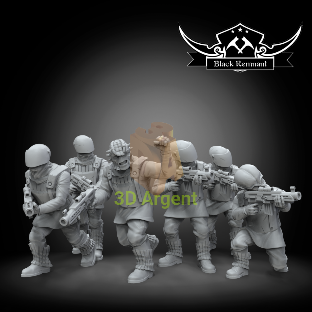 Judicial of the Republic | Star Wars Legion Scale | 3D Printed Resin Miniature | Black Remnant Miniatures | 12K High