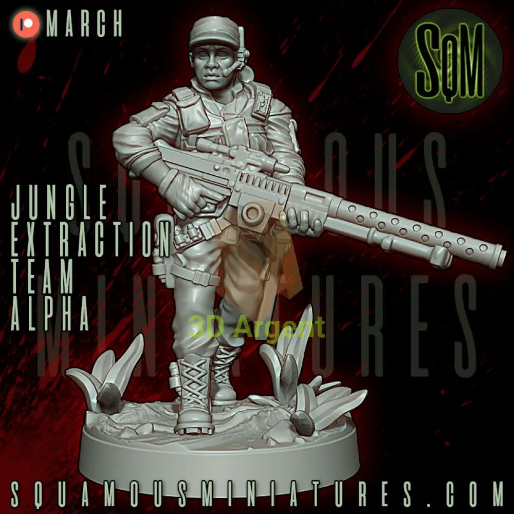 Jungle Extraction Team Alpha Predator Star Wars Legion compatible 3D Resin Miniatures Squamous Toys & Games:Wargames &