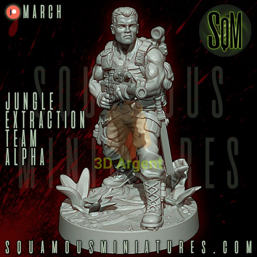 Jungle Extraction Team Alpha Predator Star Wars Legion compatible 3D Resin Miniatures Squamous Toys & Games:Wargames &