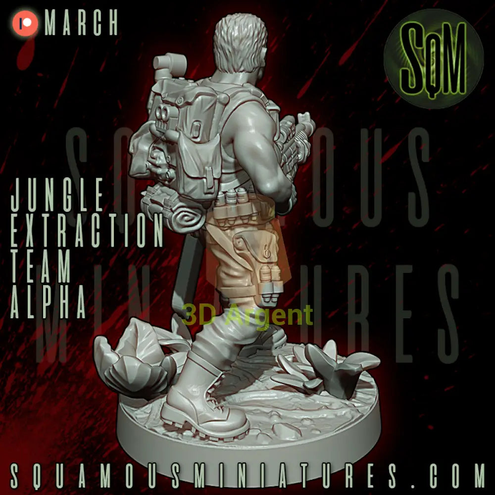 Jungle Extraction Team Alpha Predator Star Wars Legion compatible 3D Resin Miniatures Squamous Toys & Games:Wargames &