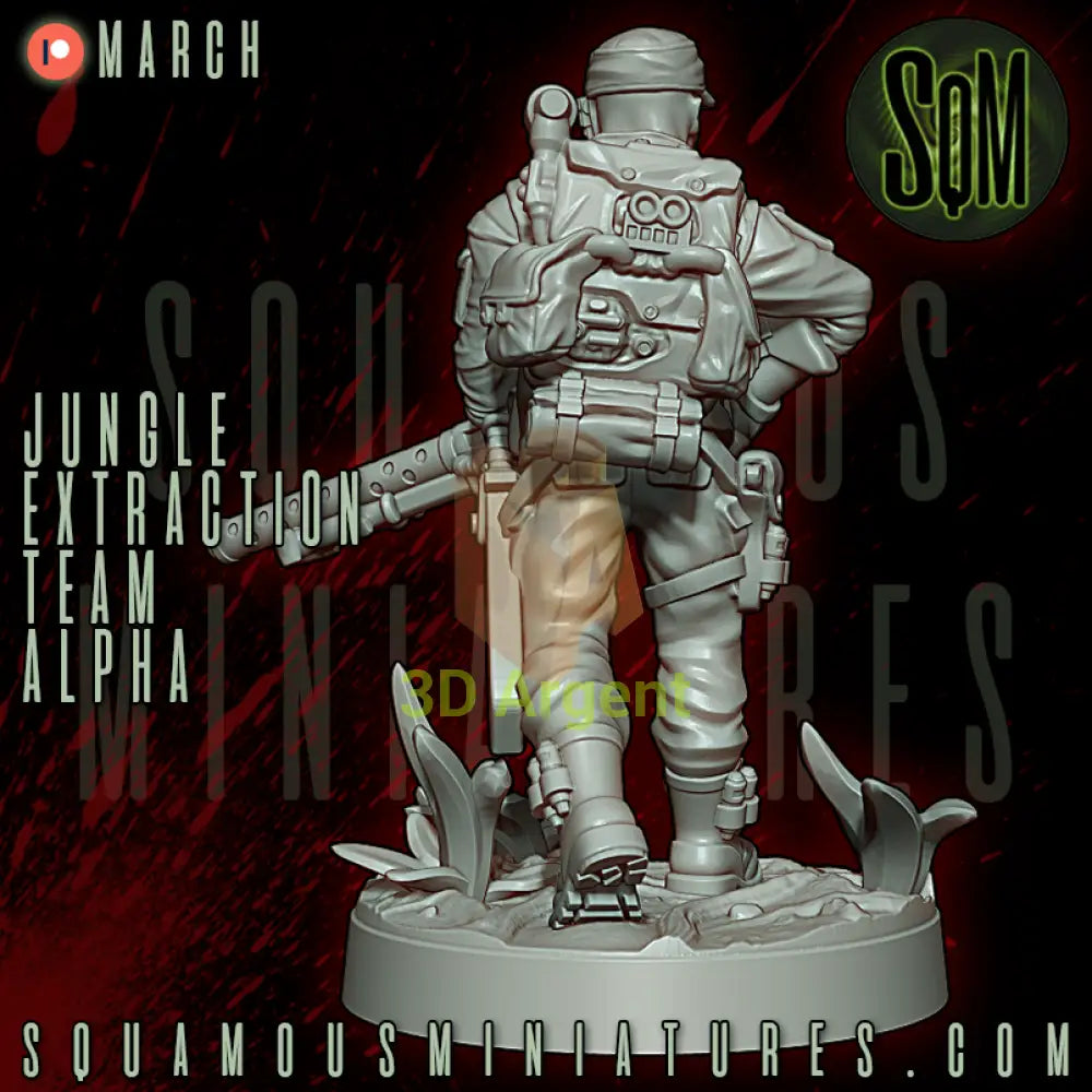 Jungle Extraction Team Alpha Predator Star Wars Legion compatible 3D Resin Miniatures Squamous Toys & Games:Wargames &