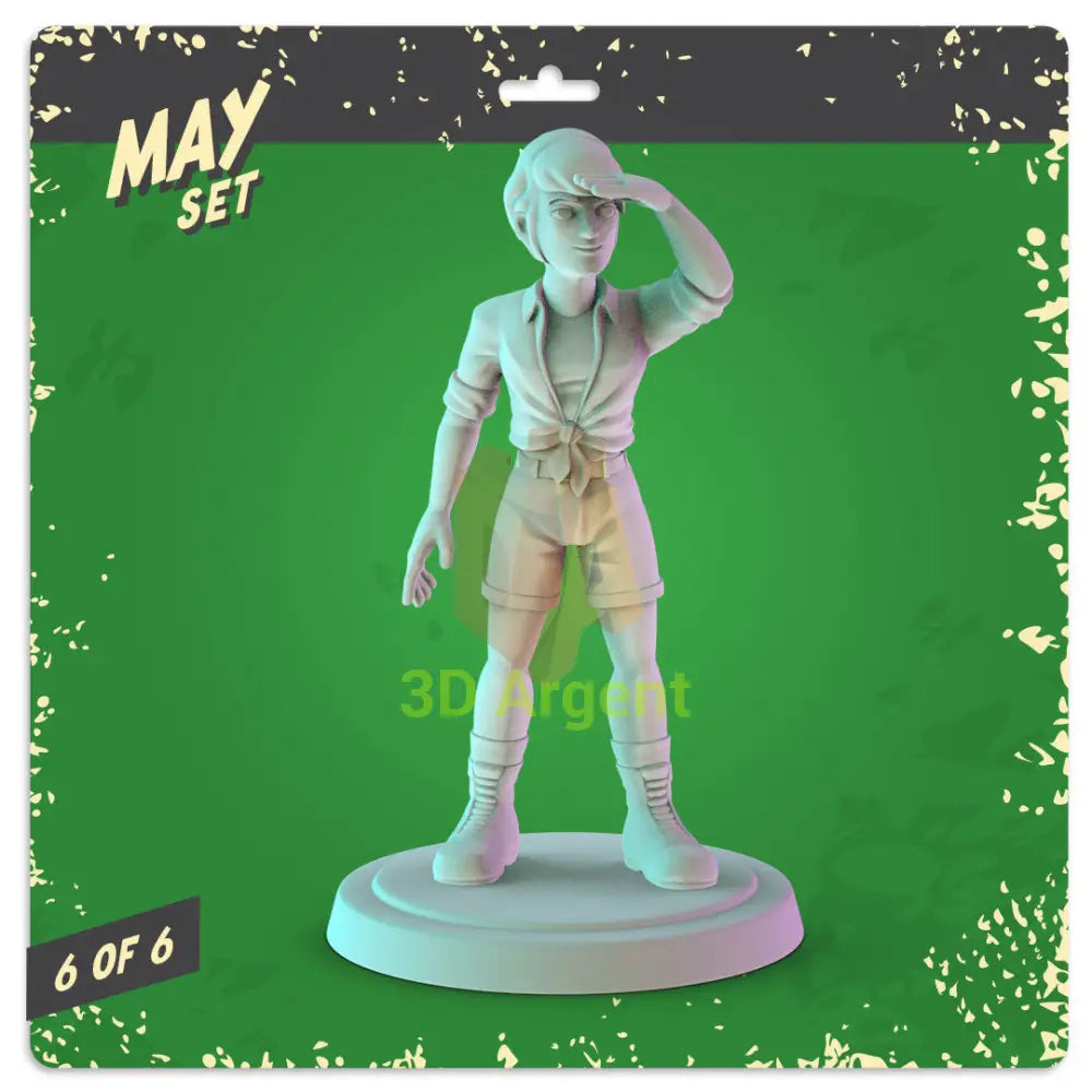 Jurassic Park Figures compatible D&D DragonLance Miniatures Pop Minis - 4 Ellie Sattler - Toys & Games:Wargames &