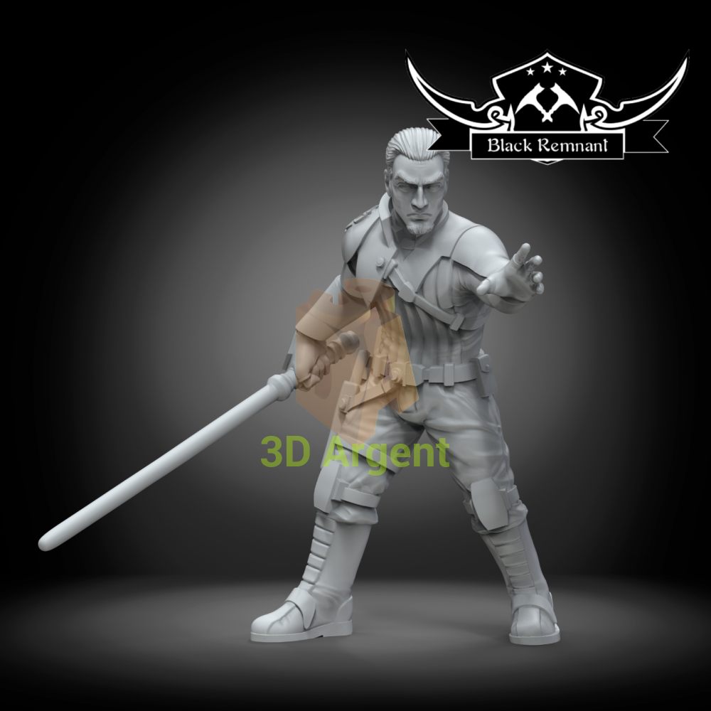 Kanan Jarrus - Star Wars Legion compatible 3D Printed Resin Miniatures Toys & Games:Wargames & Role-Playing:Star Wars