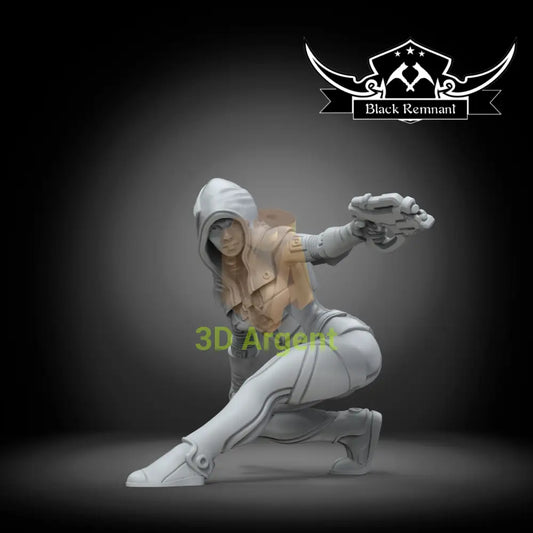 Kasumi Goto Mass Effect - Stargrave D&D 3D Printed Resin Miniatures Toys & Games:Wargames & Role-Playing:Star Wars