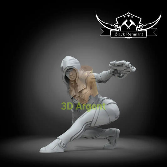 Kasumi Goto Mass Effect - Stargrave D&D 3D Printed Resin Miniatures Toys & Games:Wargames & Role-Playing:Star Wars