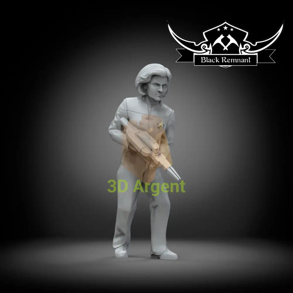 Kathryn Janeway Star Trek - Stargrave D&D 3D Printed Resin Miniatures Toys & Games:Wargames & Role-Playing:Star Wars