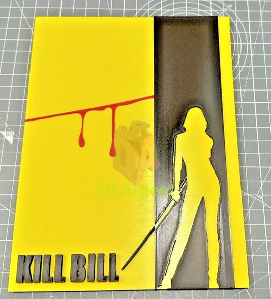 Kill Bill - 3D Printed Sign Stand Collectables:Science Fiction Collectables:Other Science Fiction Items