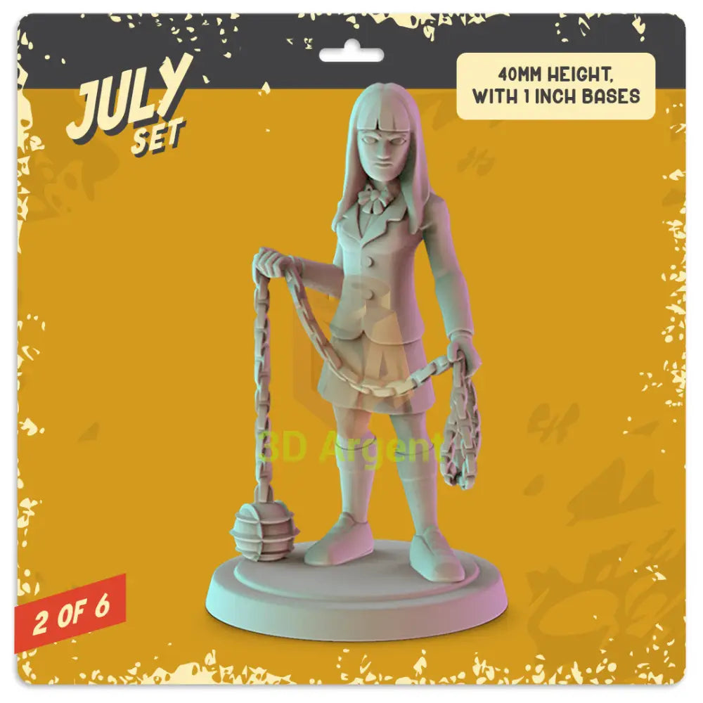 Kill Bill Figures compatible D&D DragonLance Miniatures Pop Minis - 5 Gogo Yubari - Toys & Games:Wargames &