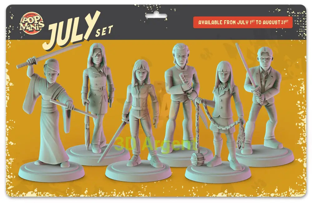 Kill Bill Figures compatible D&D DragonLance Miniatures Pop Minis - All Figures - Toys & Games:Wargames &