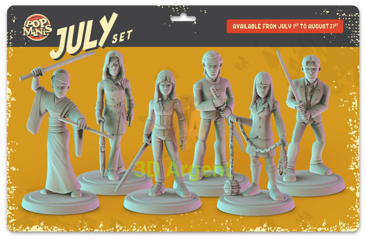 Kill Bill Figures compatible D&D DragonLance Miniatures Pop Minis - All Figures - Toys & Games:Wargames &