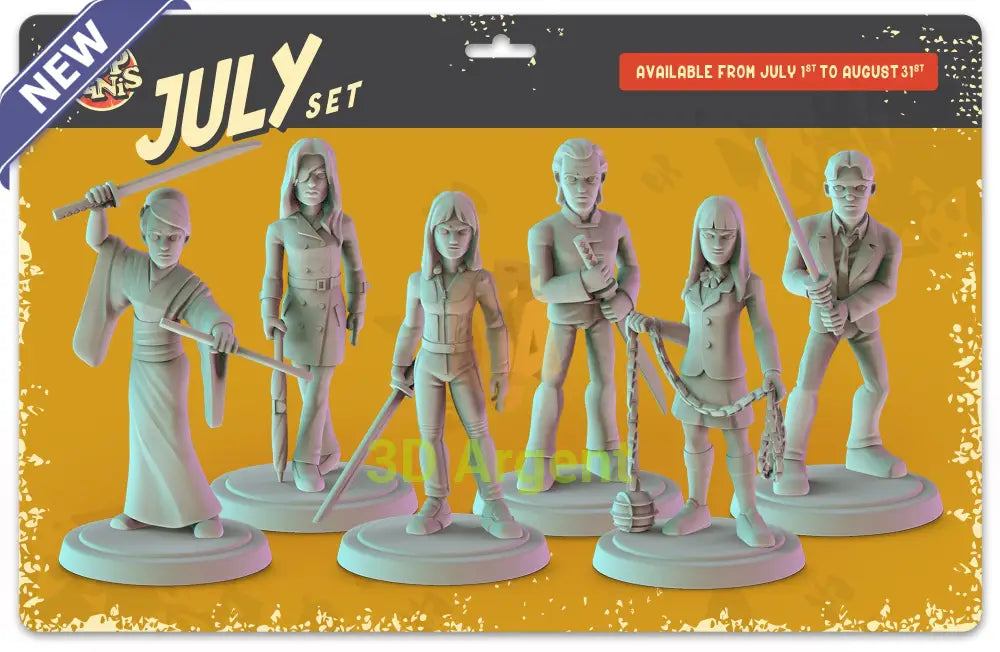 Kill Bill Figures compatible D&D DragonLance Miniatures Pop Minis - All Figures - Toys & Games:Wargames &
