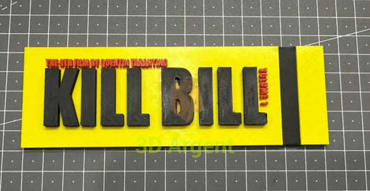 Kill Bill Logo - 3D Printed Sign Stand Collectables:Science Fiction Collectables:Other Science Fiction Items