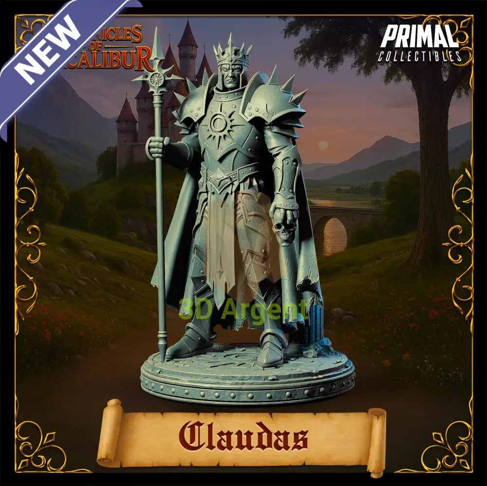 King Claudas - Fantasy compatible D&D DragonLance Miniatures Primal