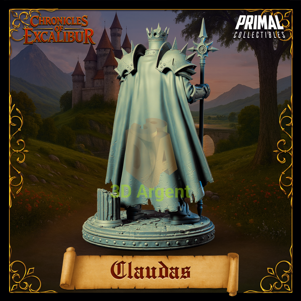 King Claudas - Fantasy compatible D&D DragonLance Miniatures Primal