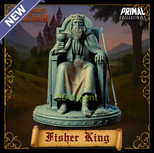 King - Fisher King - Fantasy compatible D&D DragonLance Miniatures Primal