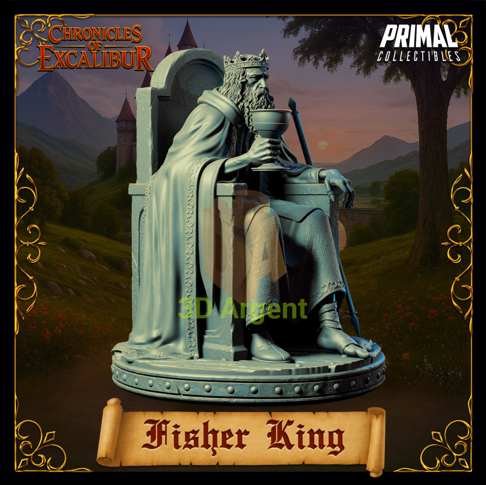 King - Fisher King - Fantasy compatible D&D DragonLance Miniatures Primal