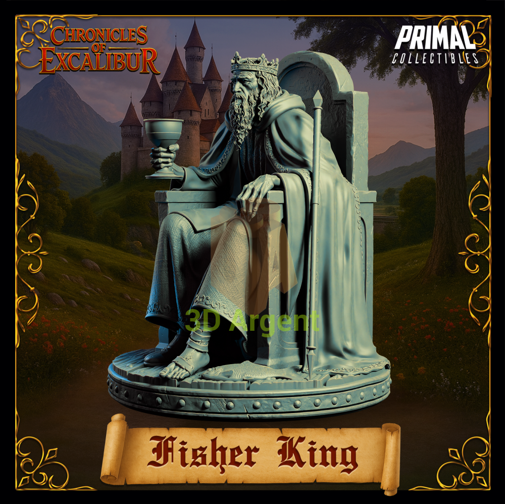 King - Fisher King - Fantasy compatible D&D DragonLance Miniatures Primal