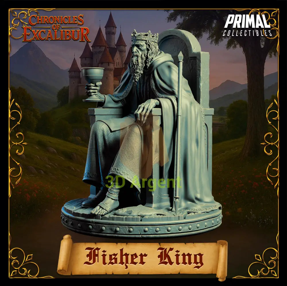King - Fisher King - Fantasy compatible D&D DragonLance Miniatures Primal
