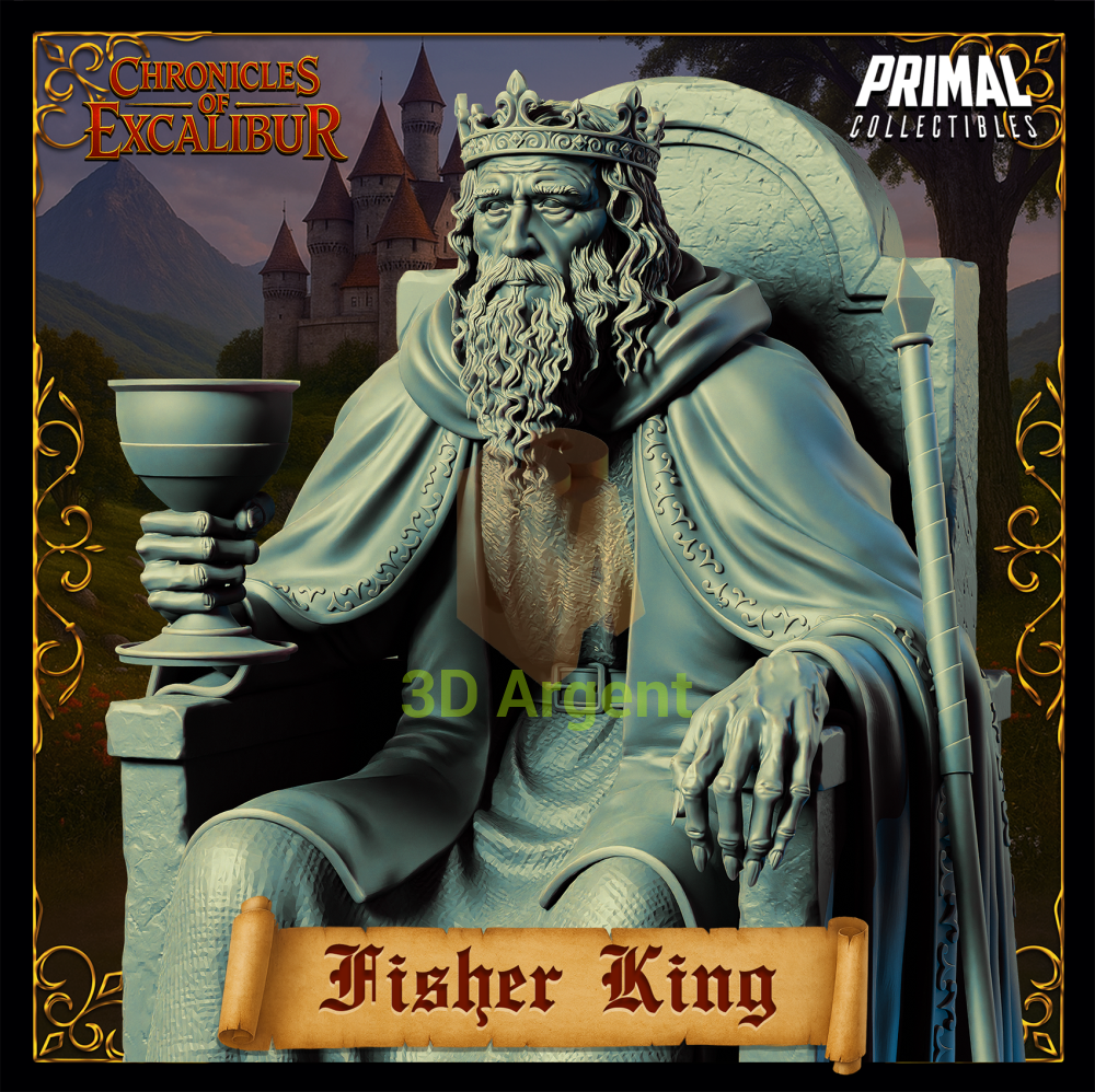 King - Fisher King - Fantasy compatible D&D DragonLance Miniatures Primal