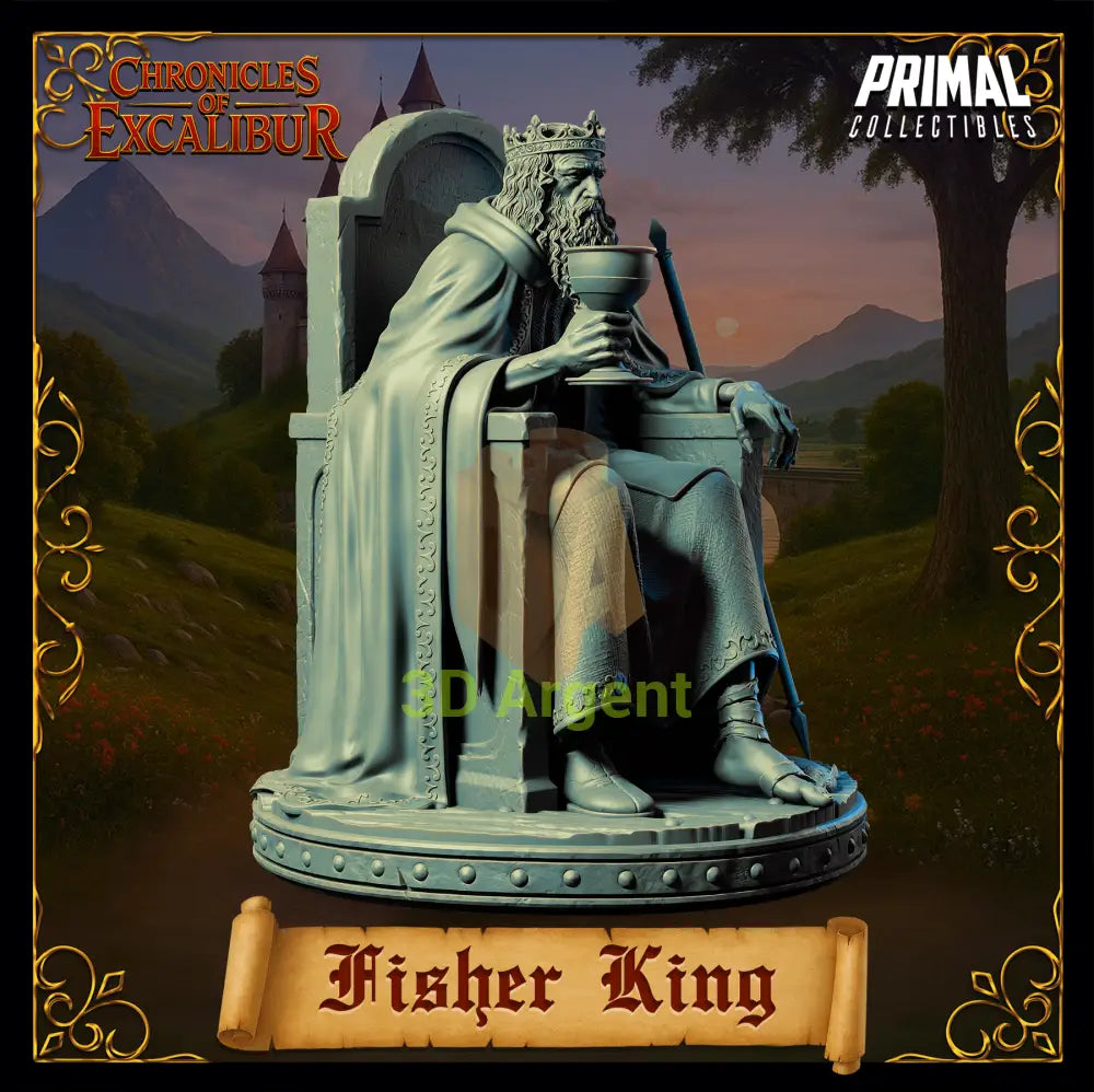 King - Fisher King - Fantasy compatible D&D DragonLance Miniatures Primal
