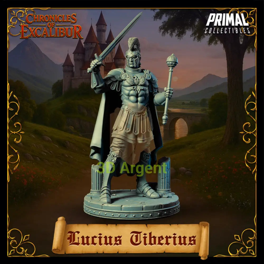 King - Lucius Tiberius - Fantasy compatible D&D DragonLance Miniatures Primal
