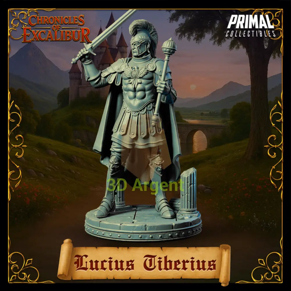 King - Lucius Tiberius - Fantasy compatible D&D DragonLance Miniatures Primal