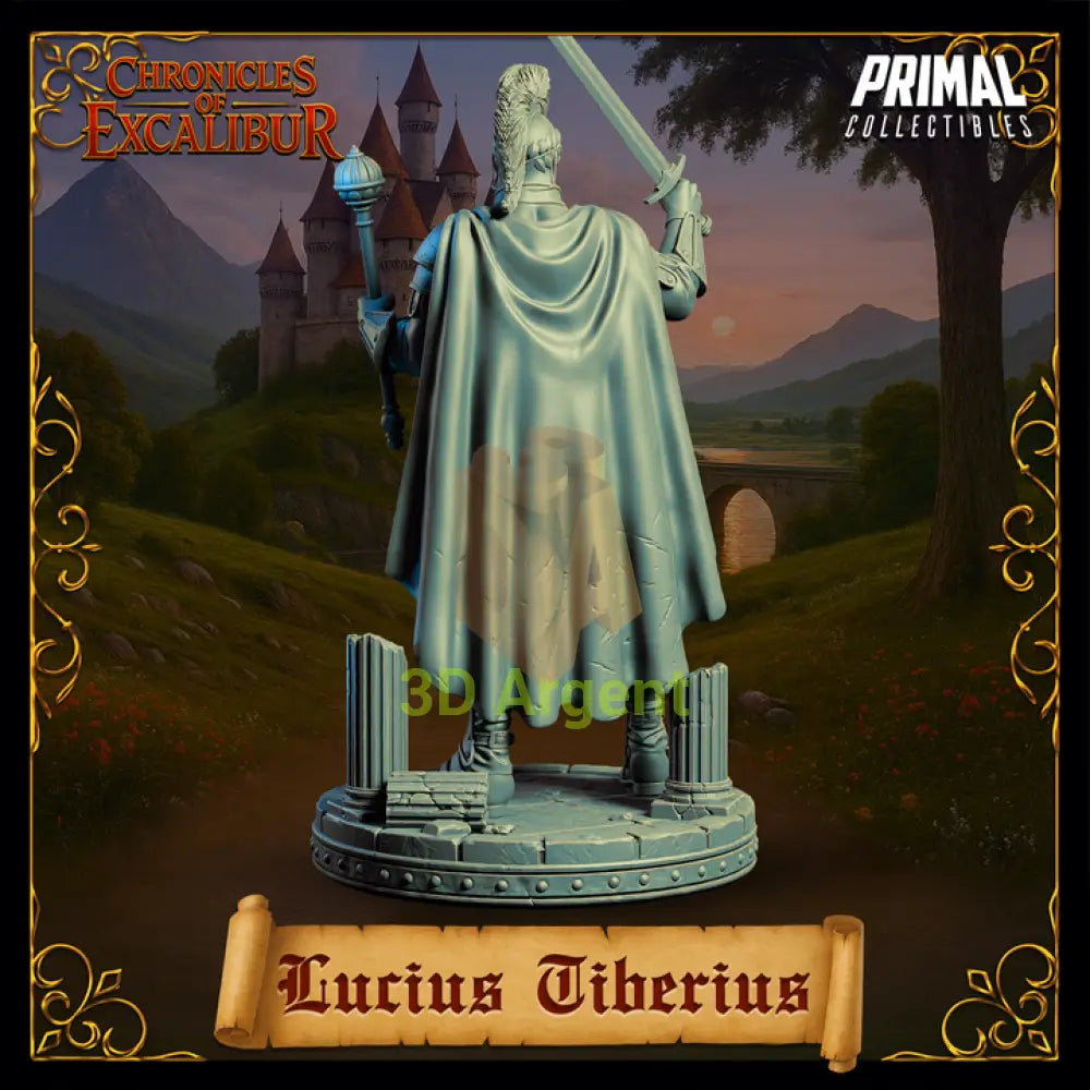 King - Lucius Tiberius - Fantasy compatible D&D DragonLance Miniatures Primal