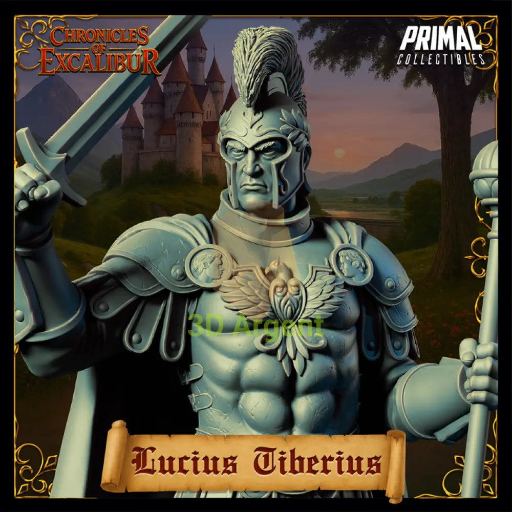 King - Lucius Tiberius - Fantasy compatible D&D DragonLance Miniatures Primal