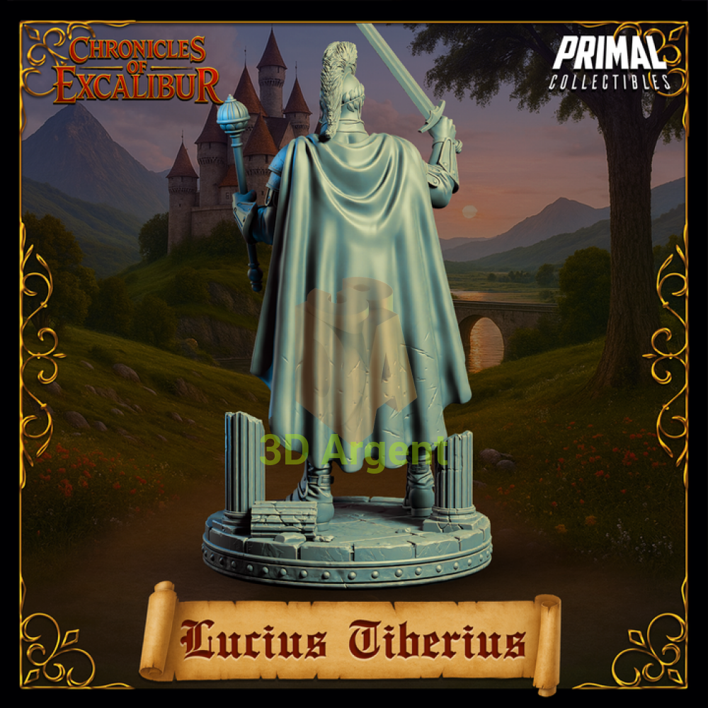 King - Lucius Tiberius - Fantasy compatible D&D DragonLance Miniatures Primal