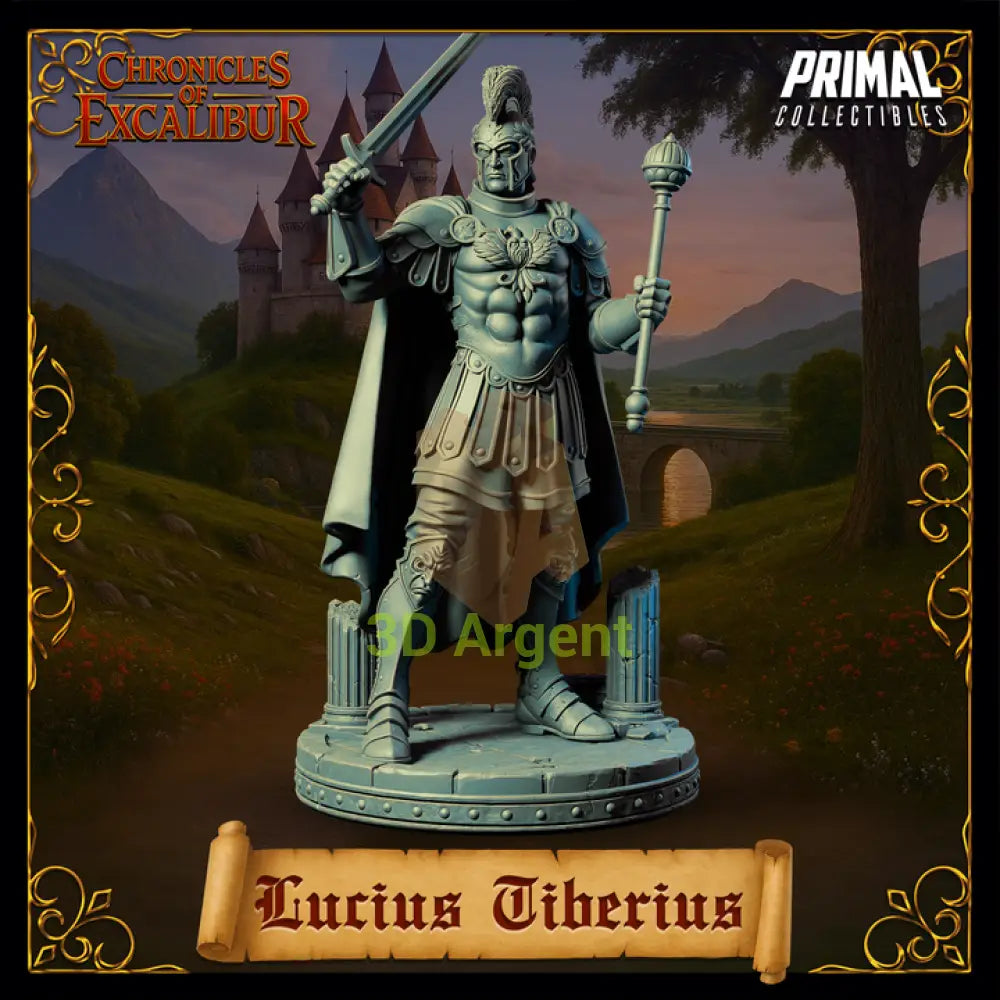 King - Lucius Tiberius - Fantasy compatible D&D DragonLance Miniatures Primal
