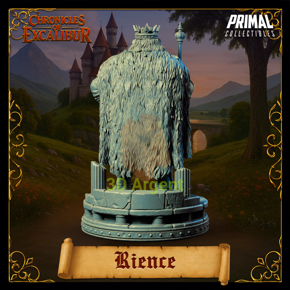 King Rience - Fantasy compatible D&D DragonLance Miniatures Primal