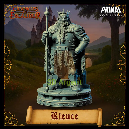 King Rience - Fantasy compatible D&D DragonLance Miniatures Primal