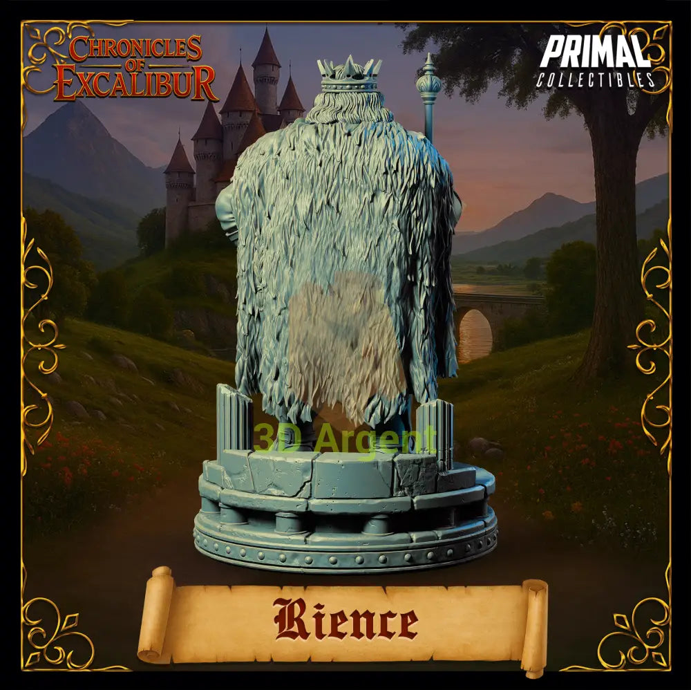 King Rience - Fantasy compatible D&D DragonLance Miniatures Primal