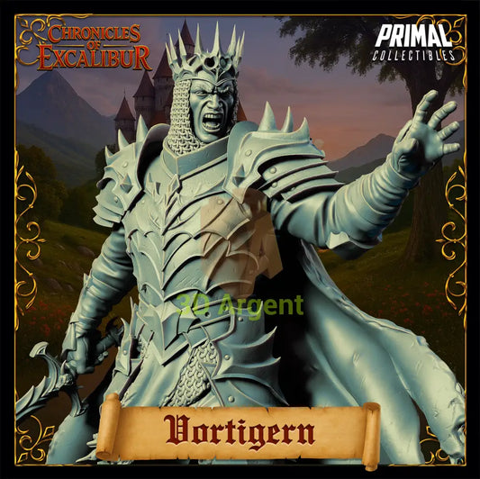 King Vortigern - Fantasy compatible D&D DragonLance Miniatures Primal