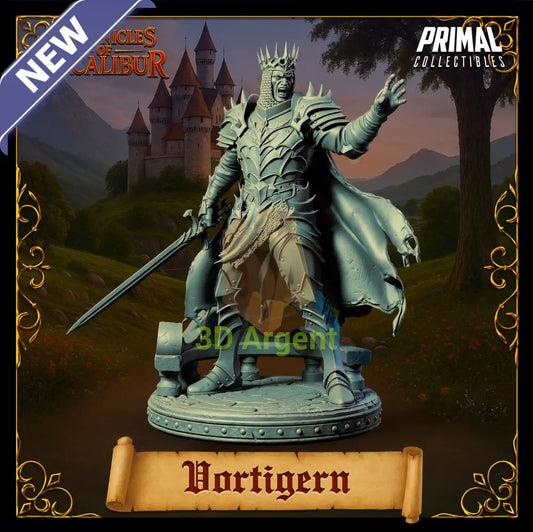 King Vortigern - Fantasy compatible D&D DragonLance Miniatures Primal