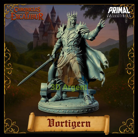 King Vortigern - Fantasy compatible D&D DragonLance Miniatures Primal
