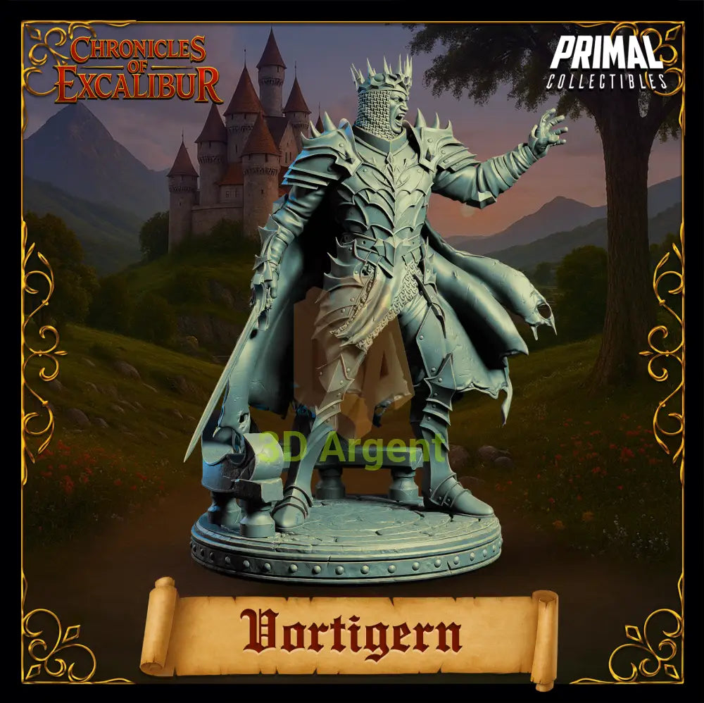 King Vortigern - Fantasy compatible D&D DragonLance Miniatures Primal