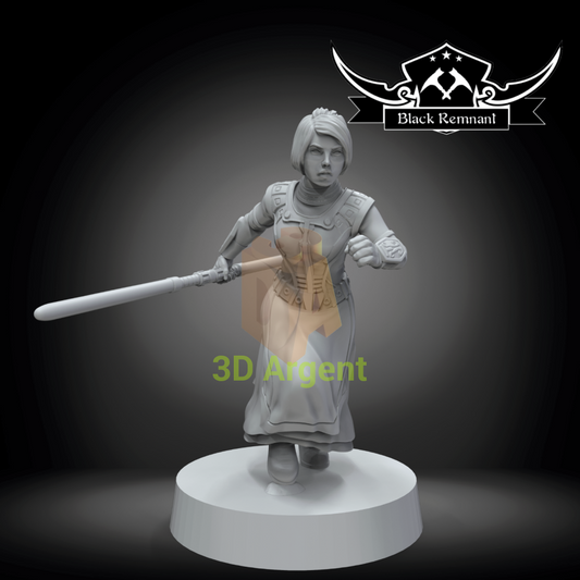 Kira Carsen - Star Wars Legion compatible 3D Printed Resin Miniatures Toys & Games:Wargames & Role-Playing:Star Wars