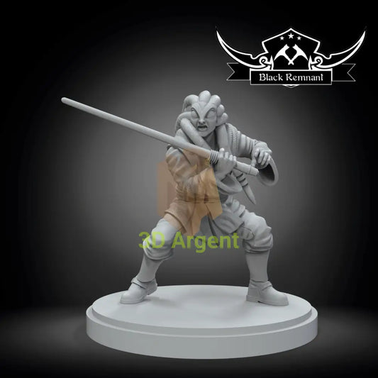 Kit Fisto - Star Wars Shatterpoint compatible 3D Resin Miniatures Toys & Games:Wargames & Role-Playing:Star Wars