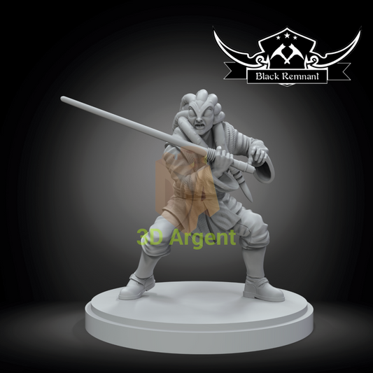 Kit Fisto - Star Wars Shatterpoint compatible 3D Resin Miniatures Toys & Games:Wargames & Role-Playing:Star Wars