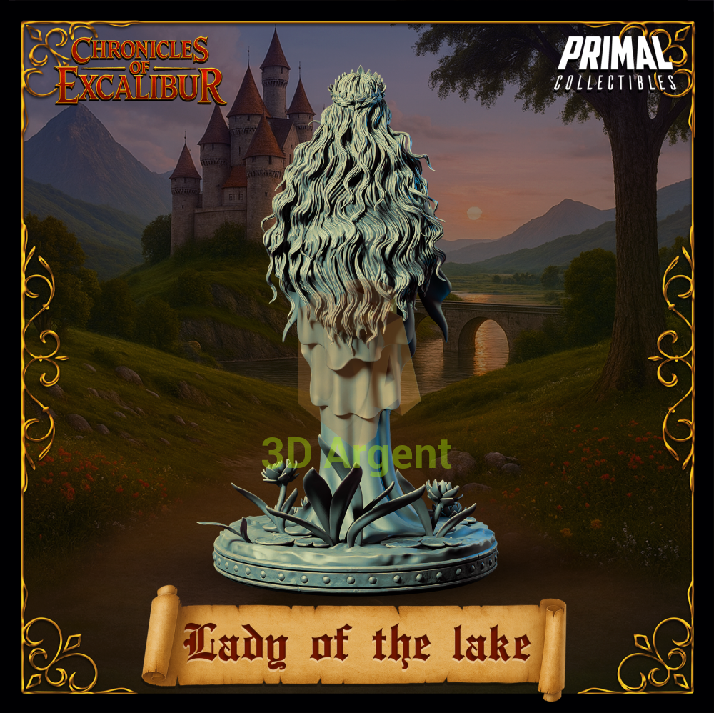 Knight - Lady of the Lake - Fantasy compatible D&D DragonLance Miniatures Primal
