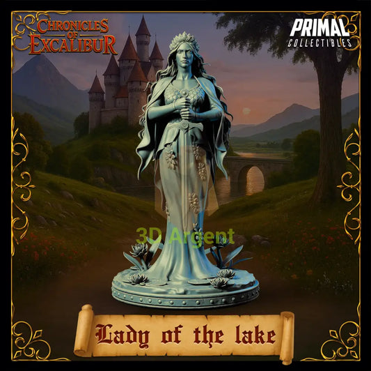 Knight - Lady of the Lake - Fantasy compatible D&D DragonLance Miniatures Primal