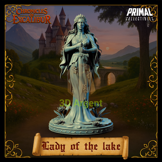 Knight - Lady of the Lake - Fantasy compatible D&D DragonLance Miniatures Primal