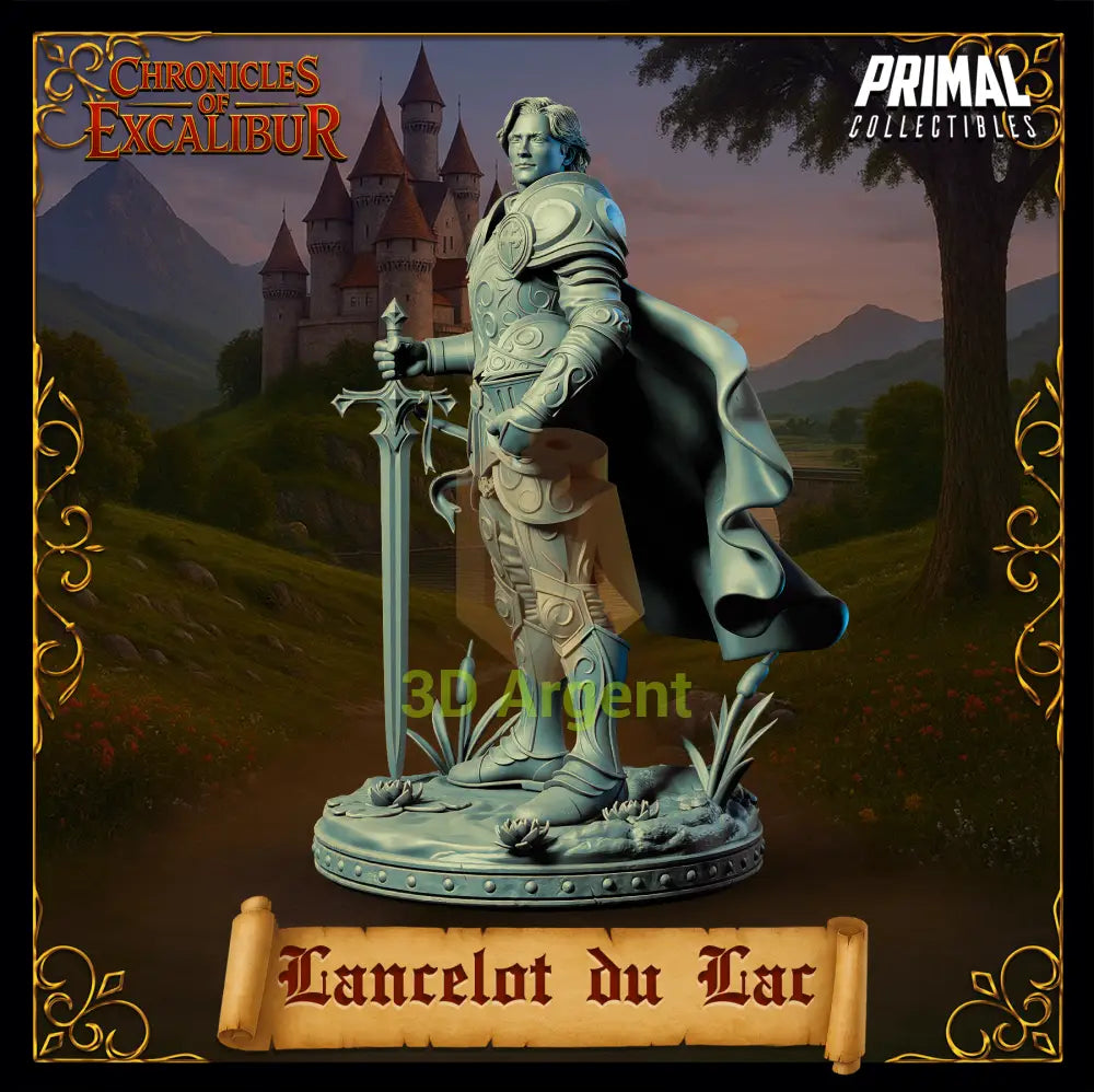 Knight - Lancelot du Lac - Fantasy compatible D&D DragonLance Miniatures Primal