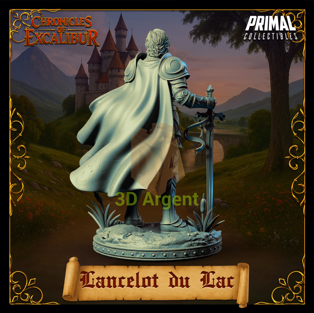Knight - Lancelot du Lac - Fantasy compatible D&D DragonLance Miniatures Primal